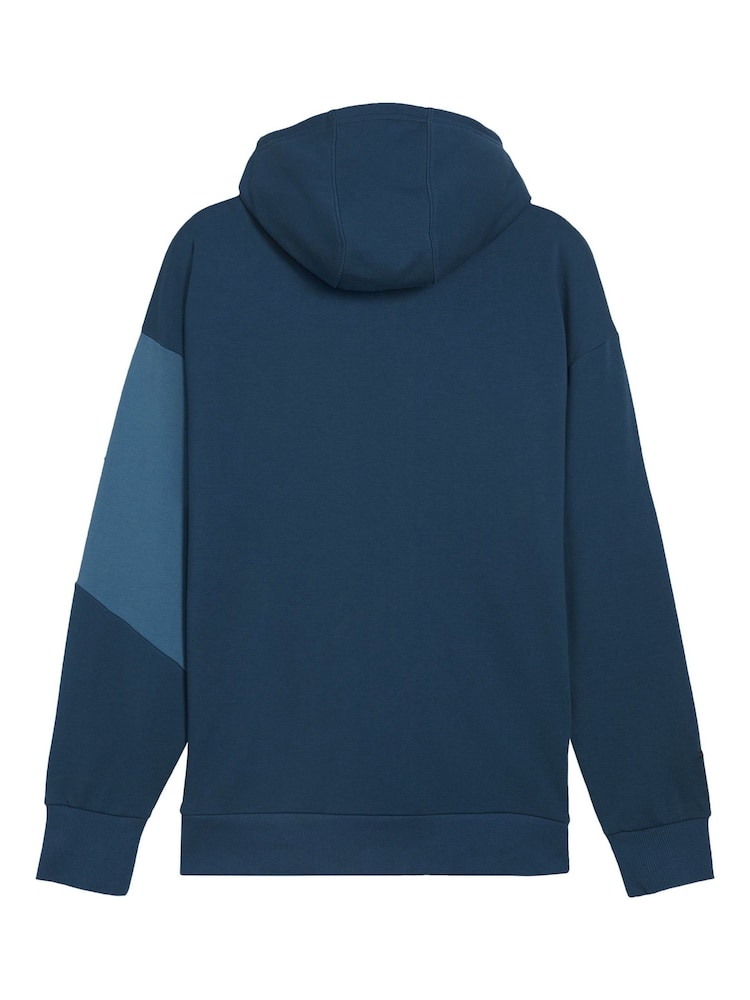 Puma Blue F1 Mercedes AMG Petronas Statement 100% Cotton Hoodie - Image 3 of 3
