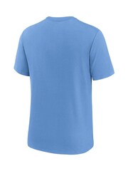 Fanatics Blue MLB Toronto Blue Jays Cooperstown Arch Threads Triblend T-Shirt - Image 3 of 3