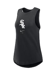 Fanatics Womens MLB Chicago White Sox Legacy Icon High Neck Fashion Black Tank - Image 1 of 3