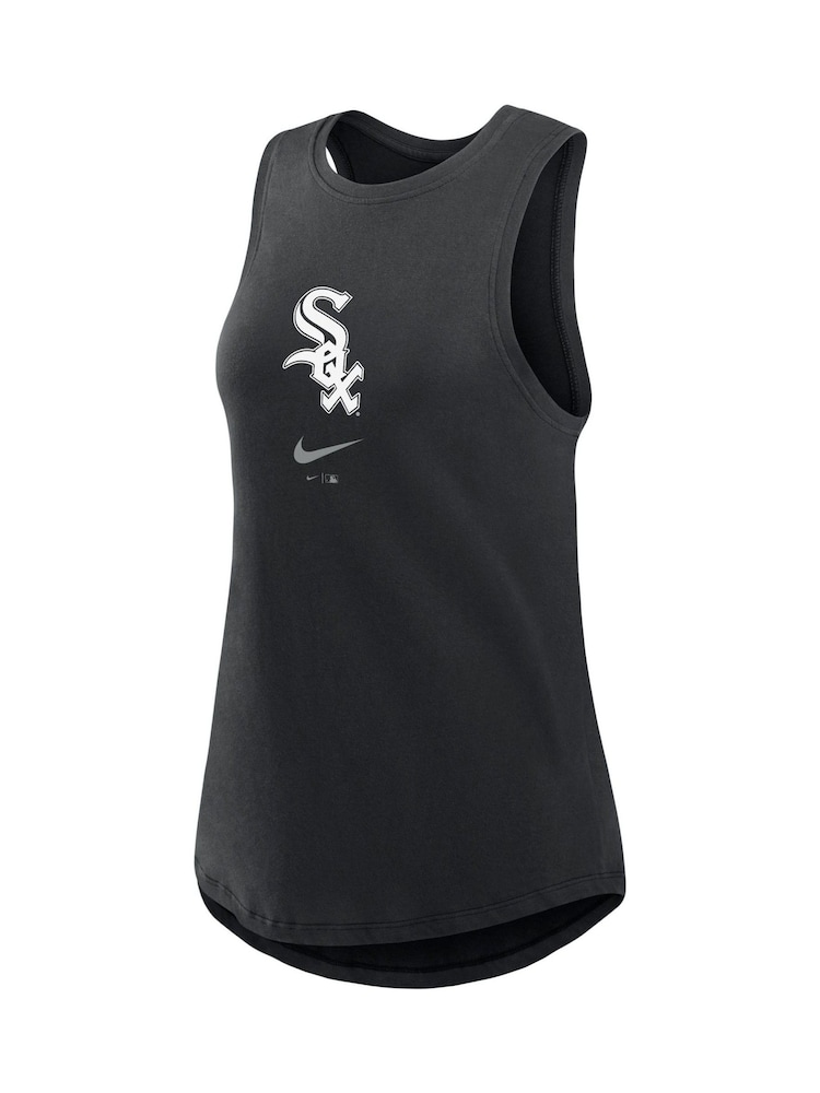 Fanatics Womens MLB Chicago White Sox Legacy Icon High Neck Fashion Black Tank - Image 1 of 3