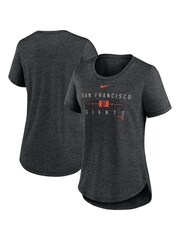 Fanatics MLB San Francisco Giants Knockout Team Stack Triblend Black Womens T-Shirt - Image 1 of 3