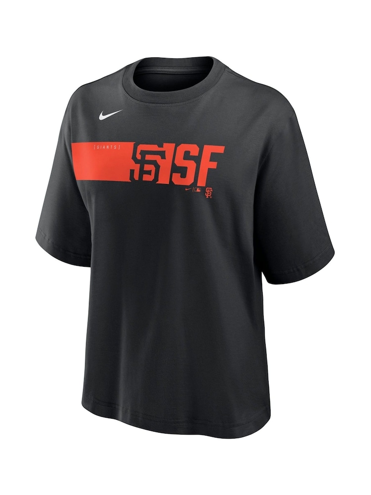 Fanatics Womens MLB San Francisco Giants Team Knockout Boxy 100% Cotton T-Shirt - Image 2 of 3