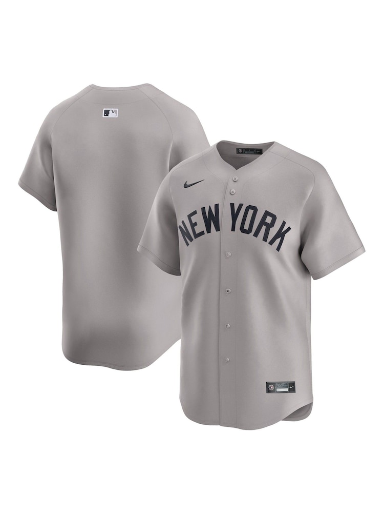 Fanatics Grey MLB New York Yankees Limited Road Jersey - Image 1 of 3
