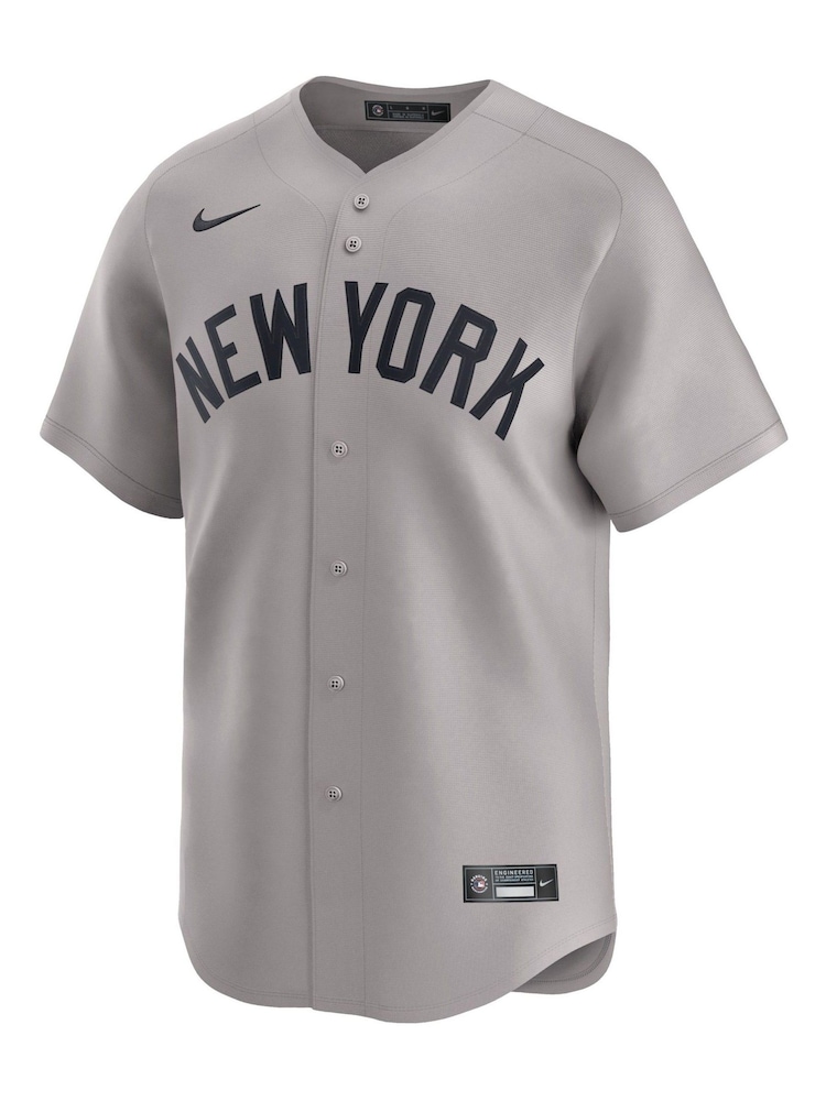 Fanatics Grey MLB New York Yankees Limited Road Jersey - Image 2 of 3