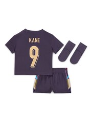 Nike Purple Kane 9 Infant England Stadium Mini Kit 2024 - Image 3 of 3