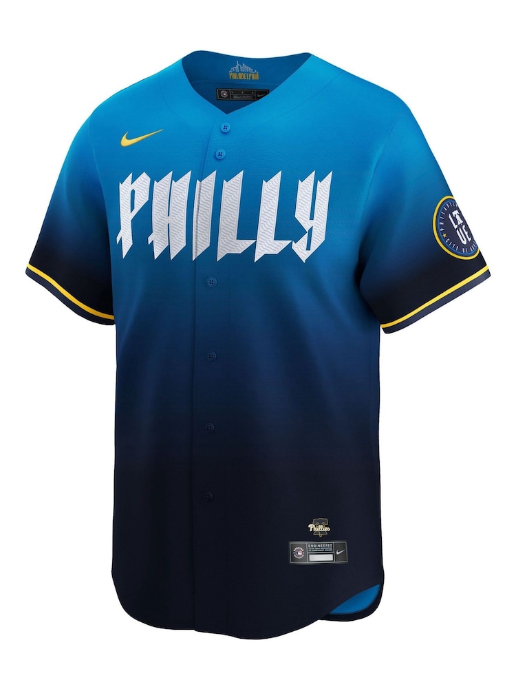 Fanatics Blue MLB Philadelphia Phillies Limited City Connect Jersey - Image 2 of 3