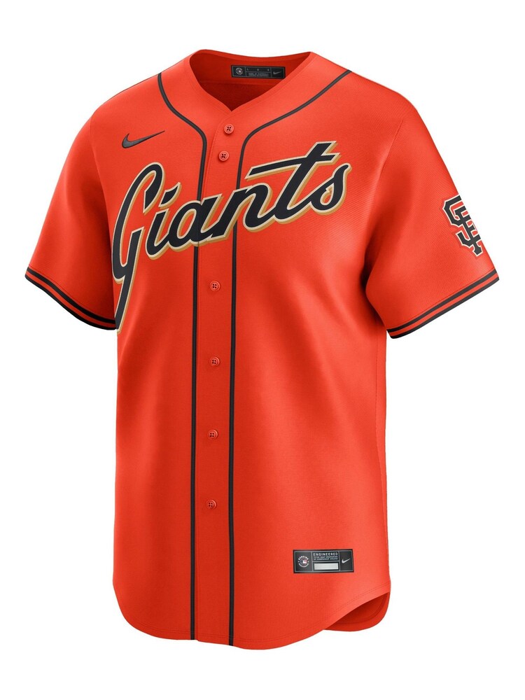 Fanatics Red MLB San Francisco Giants Limited Alternate Jersey - Image 3 of 3