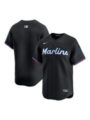 Fanatics MLB Miami Marlins Limited Alternate Black Jersey - Image 1 of 3