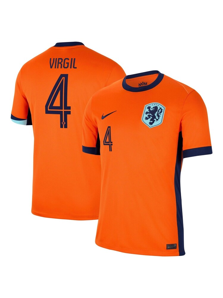 Nike Orange Netherlands Home Stadium Shirt 2024 - Image 1 of 3