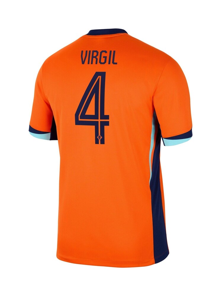 Nike Orange Netherlands Home Stadium Shirt 2024 - Image 3 of 3