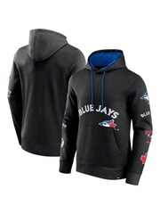 Fanatics MLB Toronto Blue Jays Fundamental Pullover Hood Black Jumper - Image 1 of 3
