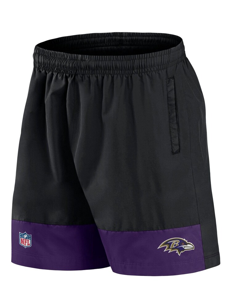 Fanatics NFL Baltimore Ravens Woven Black Shorts - Image 2 of 3