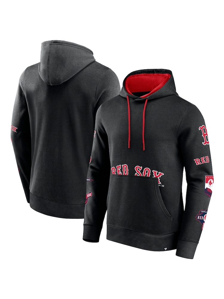 Fanatics MLB Boston Red Sox Fundamental Pullover Black Hoodie - Image 1 of 3