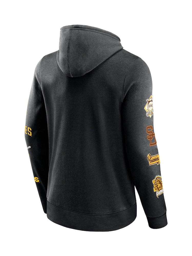 Fanatics MLB San Diego Padres Fundamental Pullover Black Hoodie - Image 2 of 3