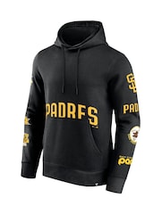 Fanatics MLB San Diego Padres Fundamental Pullover Black Hoodie - Image 3 of 3