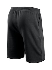 Fanatics MLB Baltimore Orioles Primary Logo Graphic Fleece Black Shorts - Image 2 of 3