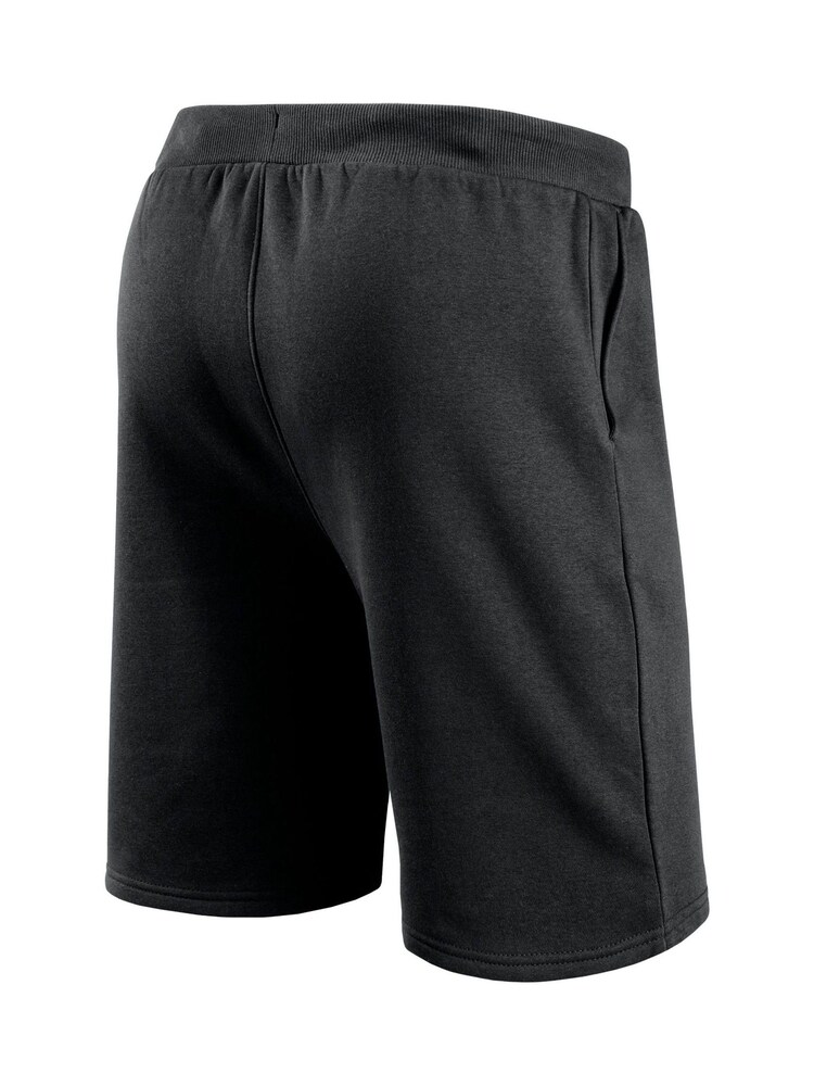 Fanatics MLB Baltimore Orioles Primary Logo Graphic Fleece Black Shorts - Image 2 of 3