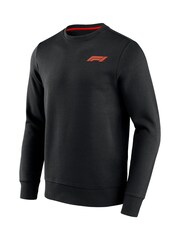 Fanatics F1 Formula 1 Essentials Logo Crew Black Sweatshirt - Image 2 of 3