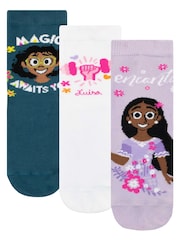 Character Grey Disney Encanto Socks 3 Pack - Image 1 of 4