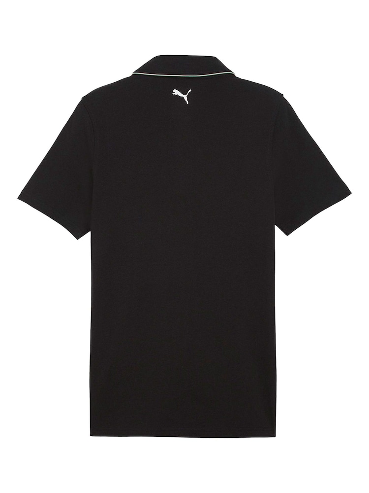 Puma F1 Scuderia Ferrari Race 100% Cotton Black Polo Shirt - Imagen 2 de 3