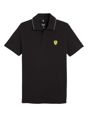Puma F1 Scuderia Ferrari Race 100% Cotton Black Polo Shirt - Imagen 3 de 3