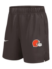 Fanatics NFL Cleveland Browns Woven Victory Brown Shorts - Image 2 of 3