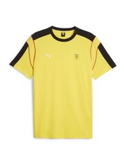 Puma Yellow F1 Scuderia Ferrari Race MT7 100% Cotton T-Shirt - Image 4 of 5