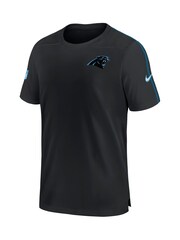 Fanatics NFL Carolina Panthers Dri-Fit Coach Black Top - Image 3 of 3