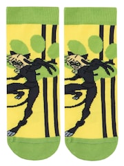 Character Green Miraculous 100% Cotton Socks 3 Pack - Image 4 of 4
