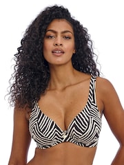 Freya Fiji Falls Uw High Apex Black Bikini Top - Image 1 of 4