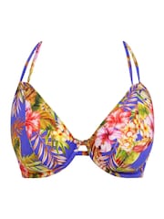 Freya Blue Tiger Valley Halter Bikini Top - Image 6 of 6