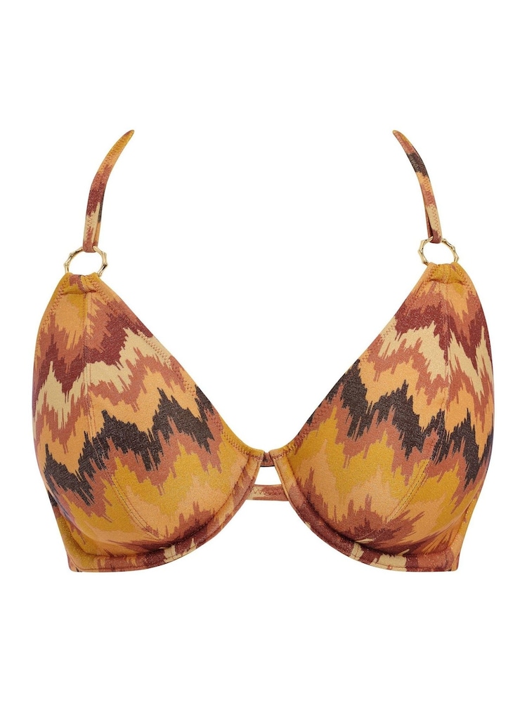 Freya Gold Arizona Wave Uw Halter Bikini Top - Image 6 of 6