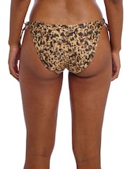 Freya Animal Print Arizona Wave Tie Side Bikini Briefs - Image 4 of 7