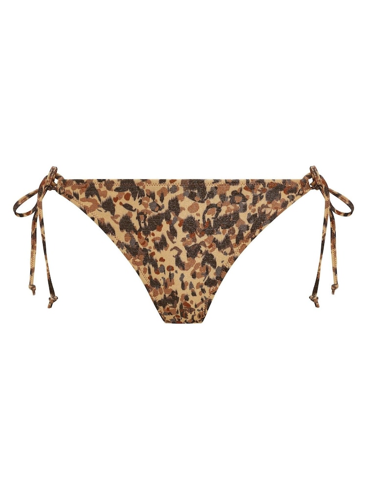 Freya Animal Print Arizona Wave Tie Side Bikini Briefs - Image 7 of 7