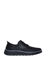 Negro - Skechers Orell Yates Slip in Trainers - Imagen 1 de 5
