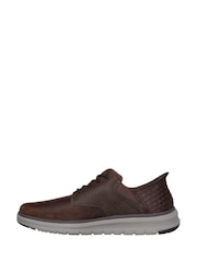 Marrón - Skechers Orell Yates Slip in Trainers - Imagen 2 de 5