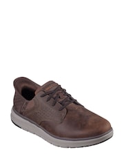 Marrón - Skechers Orell Yates Slip in Trainers - Imagen 3 de 5