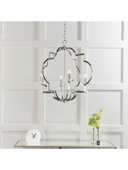 Gallery Home Silver Holdrege Pendant Ceiling Light - Image 1 of 8
