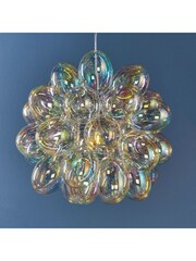 Gallery Home Chrome Gothenburg Cluster Pendant Ceiling Light - Image 2 of 7