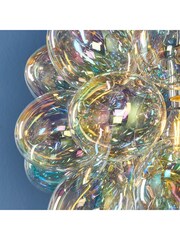 Gallery Home Chrome Gothenburg Cluster Pendant Ceiling Light - Image 6 of 7