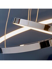 Gallery Home Black/White Valley 2 Pendant Ceiling Light - Image 3 of 9