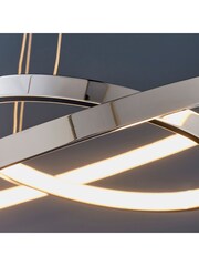 Gallery Home Black/White Valley 2 Pendant Ceiling Light - Image 6 of 9