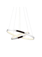Gallery Home Black/White Valley 2 Pendant Ceiling Light - Image 7 of 9