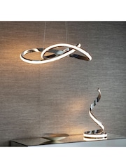 Gallery Home Chrome Fremont Pendant Ceiling Light - Image 1 of 7