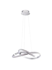 Gallery Home Chrome Fremont Pendant Ceiling Light - Image 5 of 7
