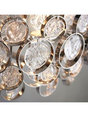 Gallery Home Silver Ord 6 Light Pendant Ceiling Light - Image 6 of 8