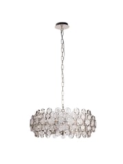 Gallery Home Silver Ord 6 Light Pendant Ceiling Light - Image 8 of 8