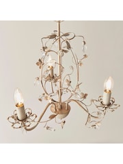 Gallery Home Gold Milford 3 Light Chandelier - Image 1 of 9