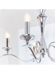 Gallery Home Black/White Davenport 5 Pendant Ceiling Light - Image 12 of 15