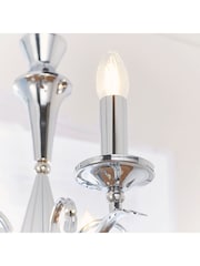 Gallery Home Black/White Davenport 5 Pendant Ceiling Light - Image 2 of 9